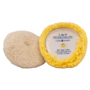 Wool Pad Velcro Yellow